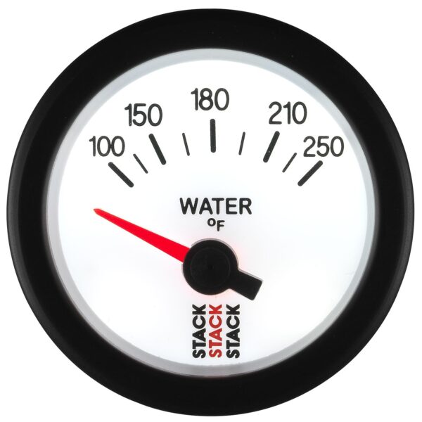 WATER TEMP, ELECTRIC, 52MM, WHT, 100-250 Farinihieht, 1/8 in. NPTF