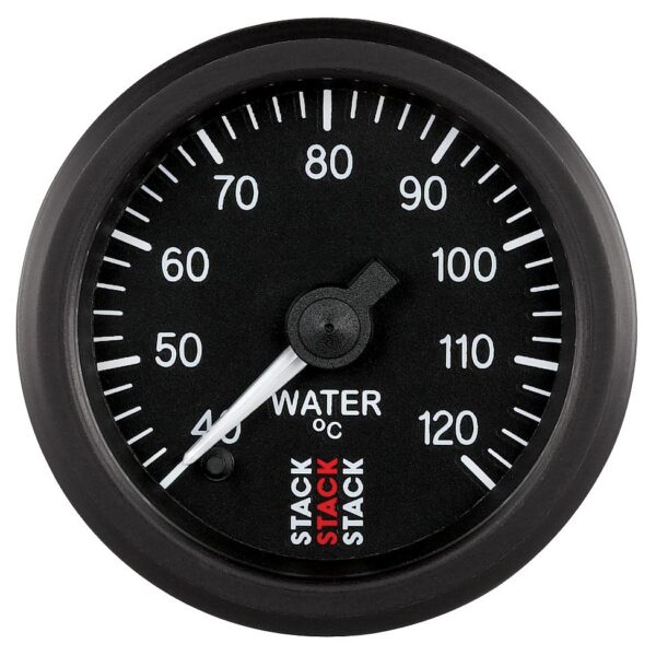 WATER TEMP, PRO STEPPER MOTOR, 52MM, BLK, 40-120 Celsius, 1/8 in. NPTF MALE