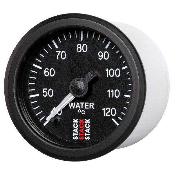 WATER TEMP, PRO STEPPER MOTOR, 52MM, BLK, 40-120 Celsius, 1/8 in. NPTF MALE