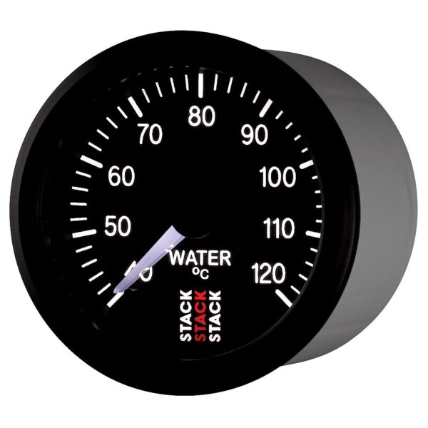 WATER TEMP, PRO STEPPER MOTOR, 52MM, BLK, 40-120 Celsius, 1/8 in. NPTF MALE
