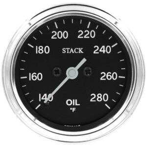 OIL TEMP, PRO STEPPER MOTOR, 52MM, CLASSIC, 140-280 Farinihieht, 1/8 in. NPTF MALE