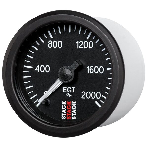 EXHAUST GAS TEMP, PRO STEPPER MOTOR, 52MM, BLK, 0-2000 Farinihieht