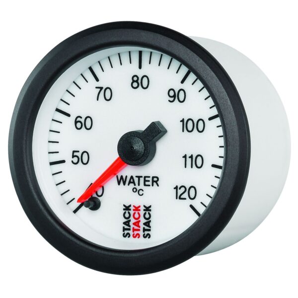 WATER TEMP, PRO STEPPER MOTOR, 52MM, WHT, 40-120 Celsius, 1/8 in. NPTF MALE