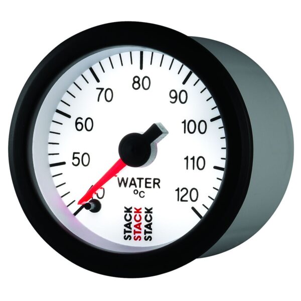 WATER TEMP, PRO STEPPER MOTOR, 52MM, WHT, 40-120 Celsius, 1/8 in. NPTF MALE