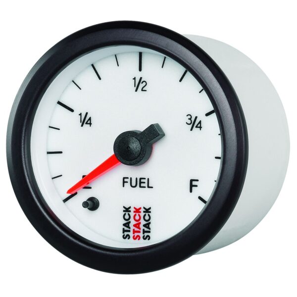 2-1/16 in. FUEL LEVEL, PROGRAMMABLE 0-280 O, STACK WHT