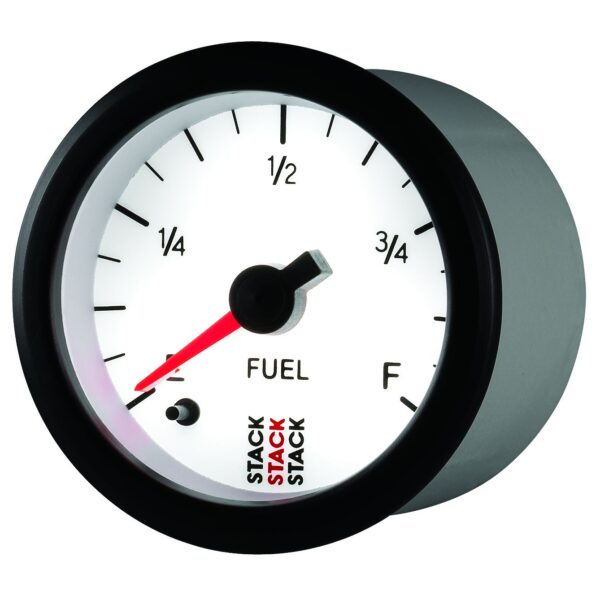 2-1/16 in. FUEL LEVEL, PROGRAMMABLE 0-280 O, STACK WHT