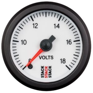BATTERY VOLTAGE, PRO STEPPER MOTOR, 52MM, WHT, 8-18V