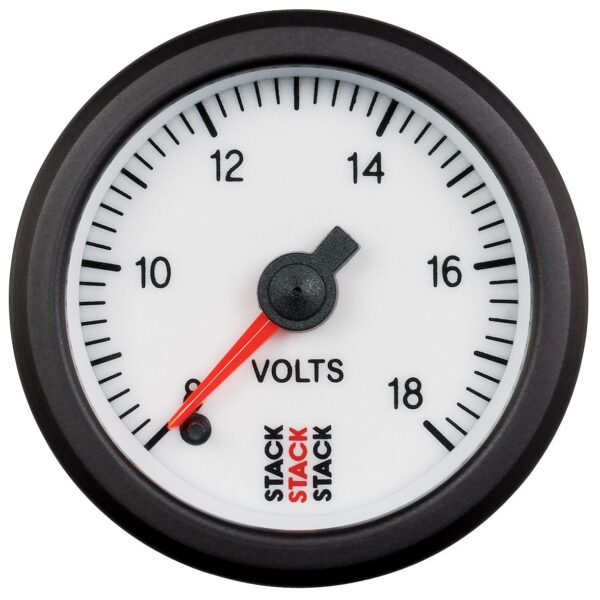 BATTERY VOLTAGE, PRO STEPPER MOTOR, 52MM, WHT, 8-18V
