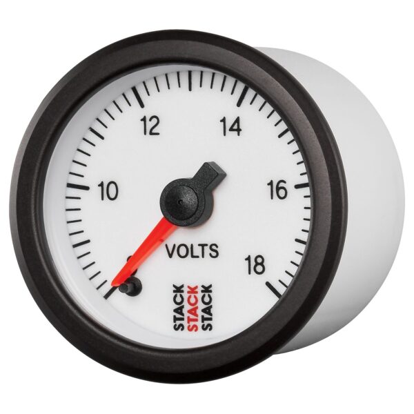 BATTERY VOLTAGE, PRO STEPPER MOTOR, 52MM, WHT, 8-18V