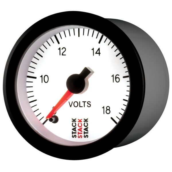 BATTERY VOLTAGE, PRO STEPPER MOTOR, 52MM, WHT, 8-18V
