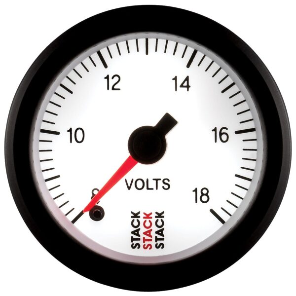 BATTERY VOLTAGE, PRO STEPPER MOTOR, 52MM, WHT, 8-18V