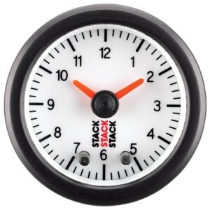 ANALOG CLOCK, WHT