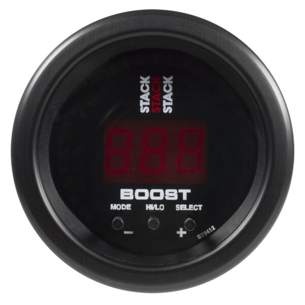 52MM BOOST CONTROLLER, -1 TO +2 BAR (-30INHG TO +30 PSI), STACK BLK