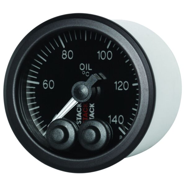 OIL TEMP, PRO-CONTROL, 52MM, BLK, 40-140 Celsius, 1/8 in. NPTF MALE