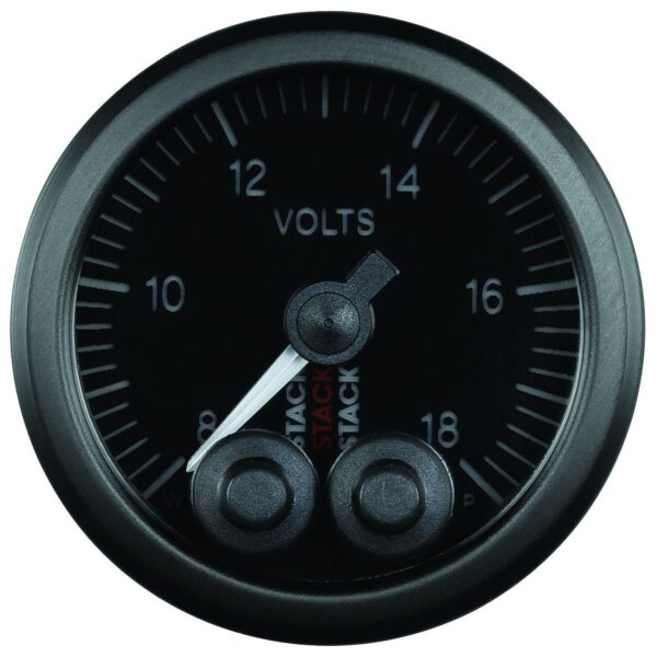 BATTERY VOLTAGE, PRO-CONTROL, 52MM, BLK, 8-18V
