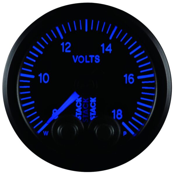 TACHOMETER, PROFESSIONAL, ACTION REPLAY, 80MM, BLK, 0-3-8.5K RPM