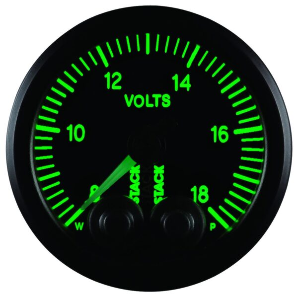 TACHOMETER, PROFESSIONAL, ACTION REPLAY, 80MM, BLK, 0-3-8.5K RPM