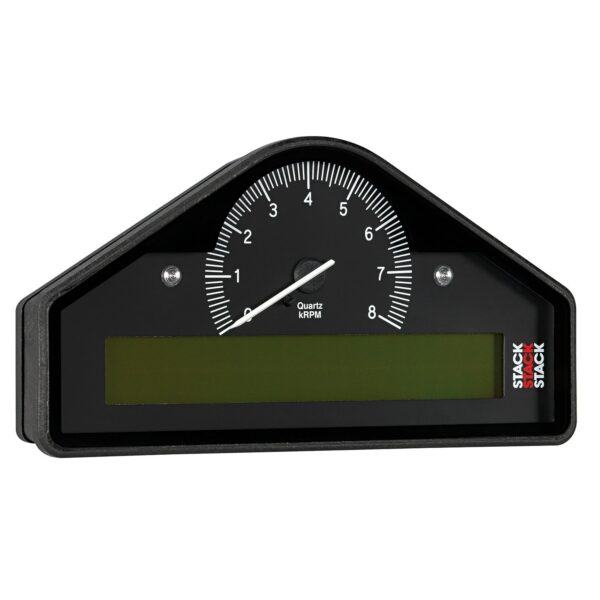 RACE DISPLAY, PRE-CONFIGURED, BLACK, 0-8K RPM (PSI, DEG. C, MPH)