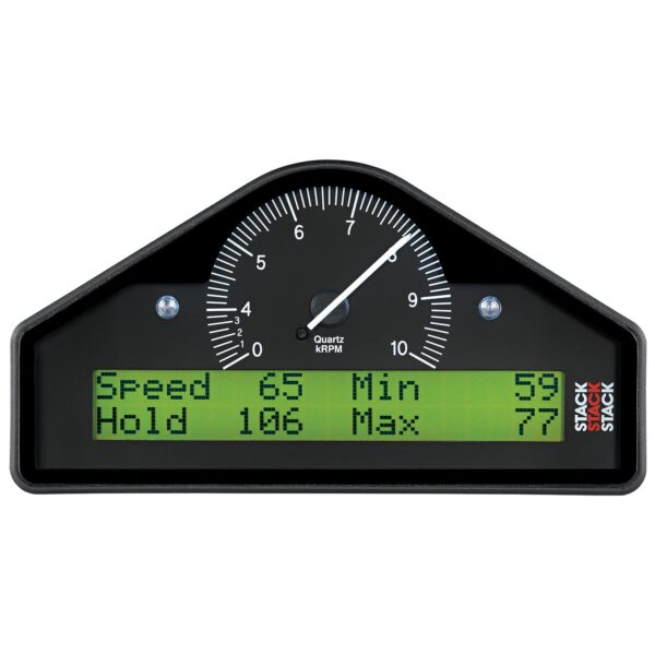 ACTION REPLAY DASH, BLK, 0-4-10K RPM (PSI, DEG. F, MPH)
