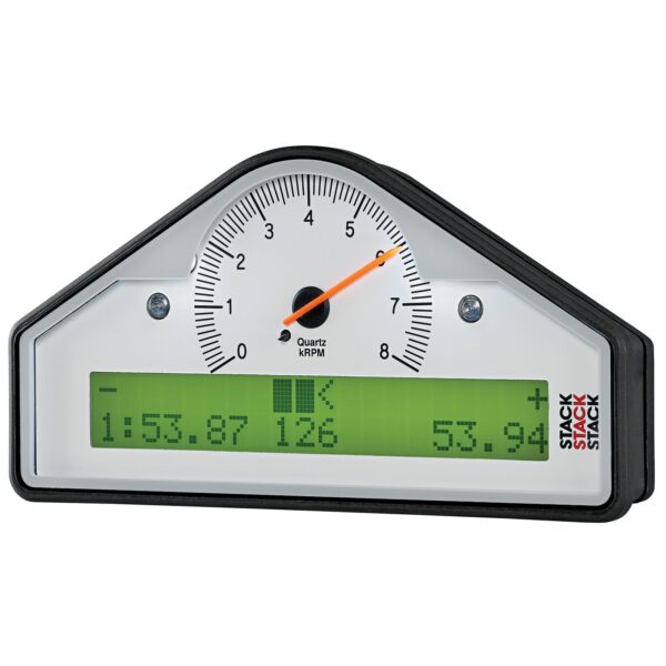 STREET DASH, WHT, 0-8K RPM (BAR, DEG. C, KM/H)
