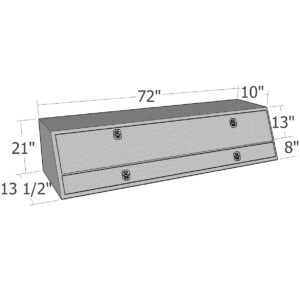 GXTX - TBS200-72 - 72inch Contr. TopSider w/ Doors Comm. Class