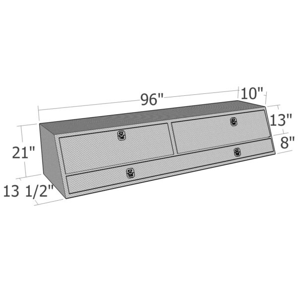 GXTX - TBS200-96D - 96inch Contr. TopSider w/ Doors Comm. Class