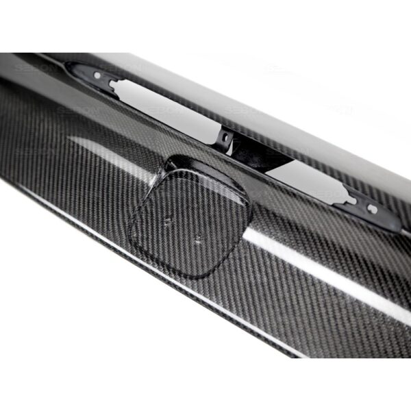 Seibon Carbon, TG14HDCV2DSI-OE, OE-Style carbon fiber trunk garnish for 2012-2015 Honda Civic 2DR Si