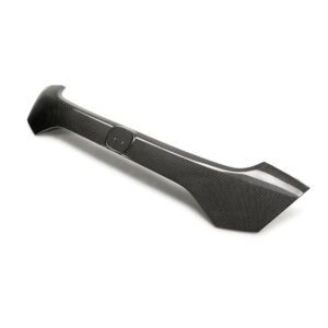Seibon Carbon, TG17HDCVR, Carbon fiber rear license trim for 2017-2020 Honda Civic Type R
