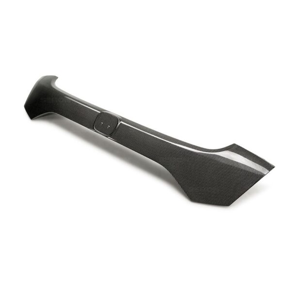 Seibon Carbon, TG17HDCVR, Carbon fiber rear license trim for 2017-2020 Honda Civic Type R