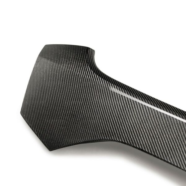 Seibon Carbon, TG17HDCVR, Carbon fiber rear license trim for 2017-2020 Honda Civic Type R