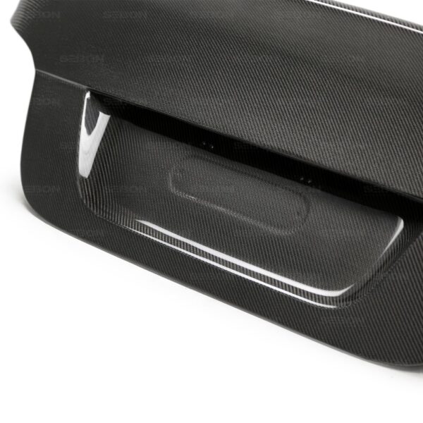 Seibon Carbon, TL0407BMWE60-C, CSL-style carbon fiber trunk lid for 2004-2010 BMW E60 (US Plates)