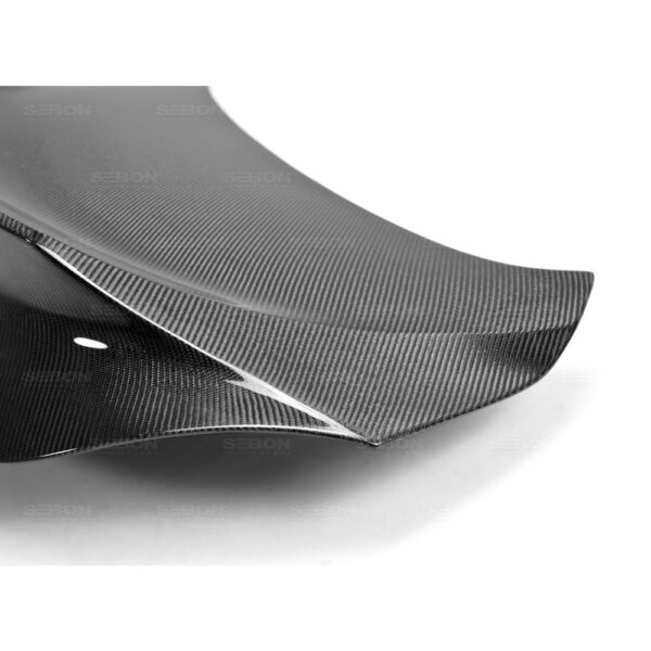 Seibon Carbon, TL0809INFG372D-C, C-style carbon fiber trunk lid for 2008-2013 Infiniti G37 2dr and 2014-2015 Q60 2dr