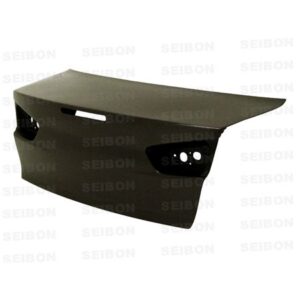 Seibon Carbon, TL0809MITEVOX, OEM-style carbon fiber trunk lid for 2008-2015 Mitsubishi Lancer EVO X