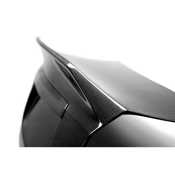 Seibon Carbon, TL0809SBIMP4D-C, C-style carbon fiber trunk lid for 2008-2014 Subaru WRX/STi 4DR