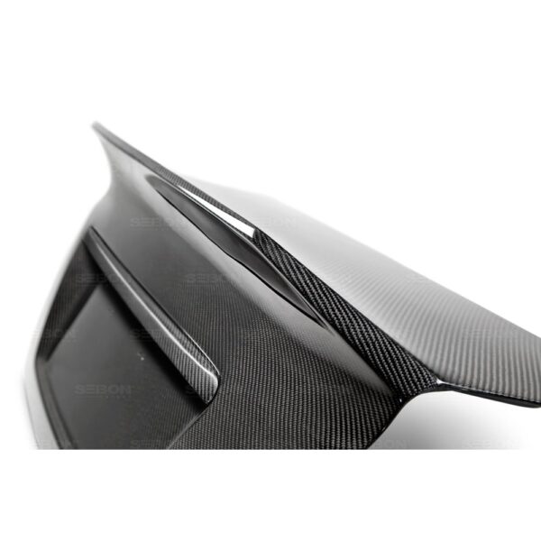 Seibon Carbon, TL15SBIMP-C, C-style carbon fiber trunk lid for 2015-2018 Subaru WRX/STi