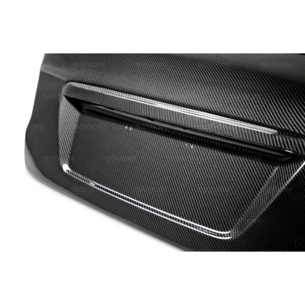 Seibon Carbon, TL15SBIMP-C, C-style carbon fiber trunk lid for 2015-2018 Subaru WRX/STi