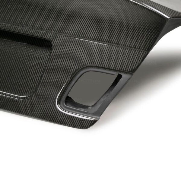 Seibon Carbon, TL9904BMWE462D-C, CSL-style carbon fiber trunk lid for 1999-2006 BMW E46 2DR