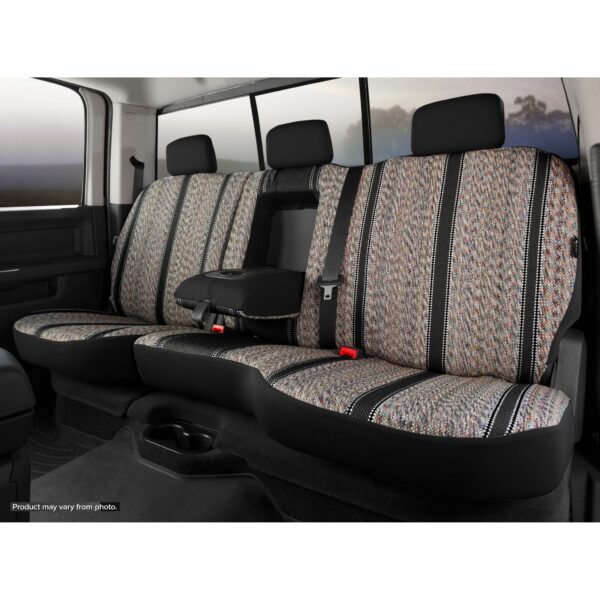 TR40 Series - Wrangler Saddleblanket Custom Fit Rear Seat Cover - Black