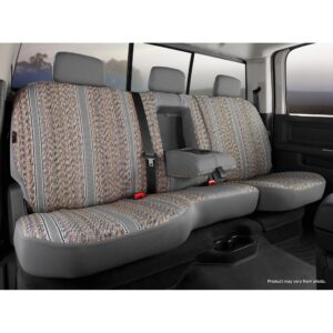 TR40 Series - Wrangler Saddleblanket Custom Fit Rear Seat Cover - Gray