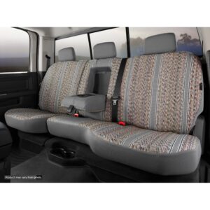 TR40 Series - Wrangler Saddleblanket Custom Fit Rear Seat Cover - Gray
