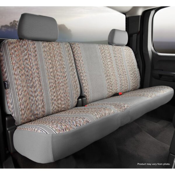 TR40 Series - Wrangler Saddleblanket Custom Fit Rear Seat Cover - Gray