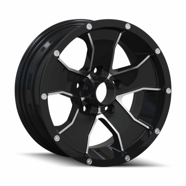 14 (14) GLOSS BLACK MACHINED