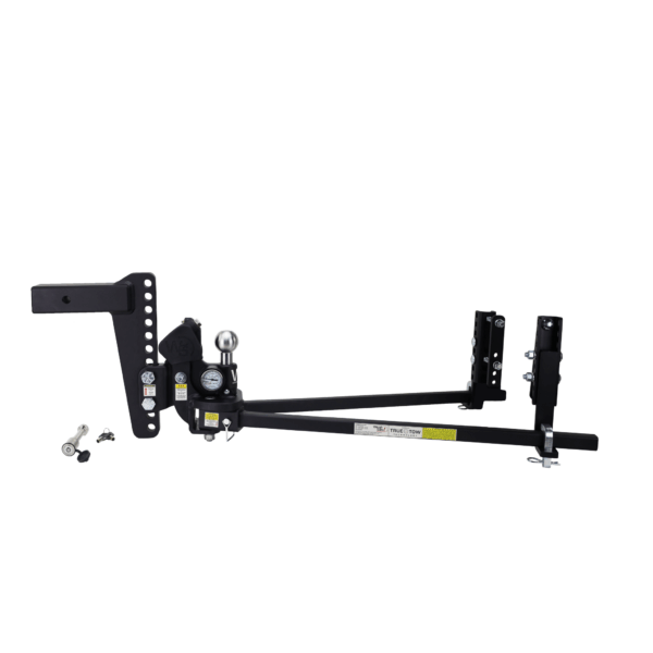 TrueTow Heavyweight WDH - 10" Drop, 2" Shank - 18,500 GTW w/Hitch Pin