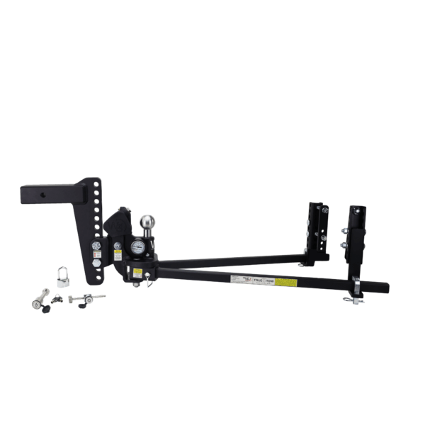 TrueTow Middle Weight Weight Distribution 10" Drop, 2.5" Receiver 12.5K GTWR w/ Keyed alike Lockset