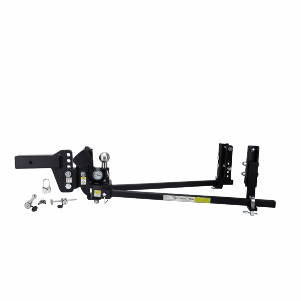 TrueTow Heavyweight WDH - 4" Drop, 2" Shank - 22,000 GTW w/Lock Set
