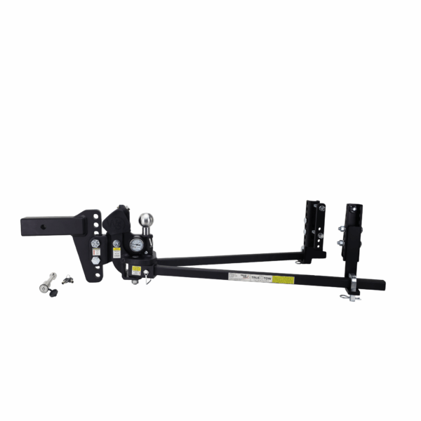 TrueTow Heavyweight WDH - 6" Drop, 2" Shank - 22,000 GTW w/Hitch Pin Lock