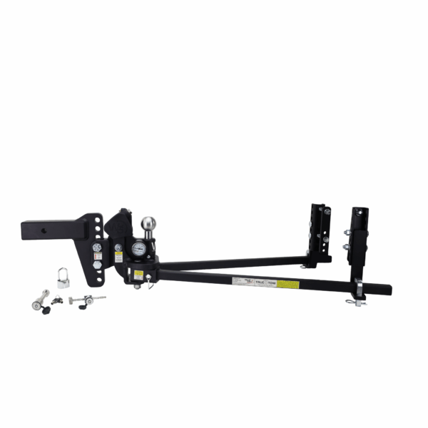 TrueTow Heavyweight WDH - 6" Drop, 2" Shank - 18,500 GTW w/Lock Set
