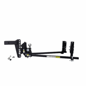 TrueTow Middle Weight Weight Distribution 8" Drop, 2" Receiver 12.5K GTWR w/ Keyed alike Hitch Pin