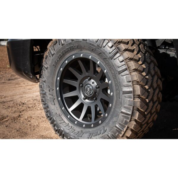 ICON ALLOYS COMPRESSION SAT BLK - 18 X 9 / 6 X 5.5 / 0 MM / 5" BS