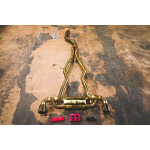 Toyota A90 Supra Valved Sport Exhaust System - Anodized Gold